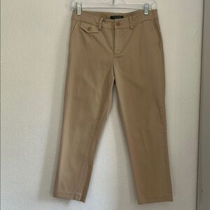 Ralph Lauren Tan Cropped Pants